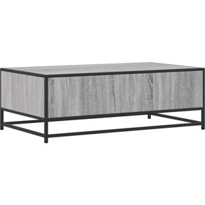 vidaXL Grey Sonoma Coffee Table - Engineered Wood & Metal vidaXL Grey Sonoma Coffee Table - Engineered Wood & Metal