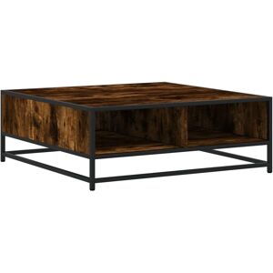 vidaXL Smoked Oak Coffee Table - 80x80x30 cm - Coffee Table vidaXL Smoked Oak Coffee Table - 80x80x30 cm - Coffee Table