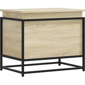 vidaXL Sonoma Oak Storage Box with Lid - Storage Box vidaXL Sonoma Oak Storage Box with Lid - Storage Box