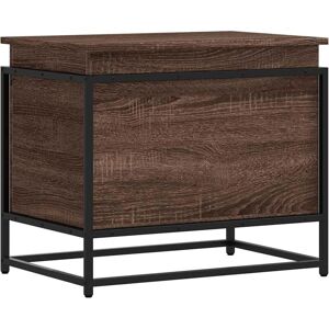 vidaXL Storage Box with Lid Brown Oak - Storage Box vidaXL Storage Box with Lid Brown Oak - Storage Box