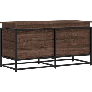 vidaXL Storage Box with Lid Brown Oak - 100x40x51.5 cm - Storage Type vidaXL Storage Box with Lid Brown Oak - 100x40x51.5 cm - Storage Type