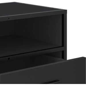 vidaXL 848809 TV Cabinet - Storage & Media Unit - Black - 80x34.5x40 cm vidaXL 848809 TV Cabinet - Storage & Media Unit - Black - 80x34.5x40 cm