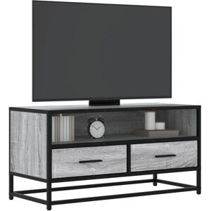 VidaXL 848817 Grey Sonoma TV Cabinet - TV Cabinet VidaXL 848817 Grey Sonoma TV Cabinet - TV Cabinet