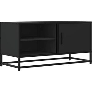 vidaXL 80x34.5x40 cm TV Cabinet Engineered Wood Metal - TV Cabinet vidaXL 80x34.5x40 cm TV Cabinet Engineered Wood Metal - TV Cabinet