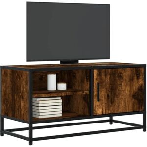 vidaXL TV Cabinet Smoked Oak - 80x34.5x40 cm - TV Cabinet vidaXL TV Cabinet Smoked Oak - 80x34.5x40 cm - TV Cabinet