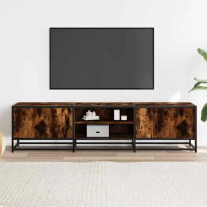 vidaXL 848846 Smoked Oak TV Cabinet - TV cabinet with storage vidaXL 848846 Smoked Oak TV Cabinet - TV cabinet with storage