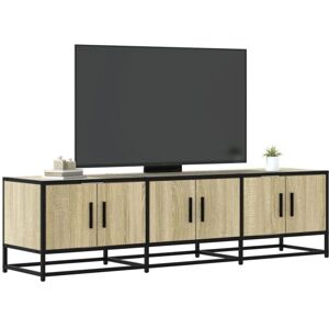 vidaXL Sonoma Oak TV Cabinet - Storage, Industrial Style, Durable vidaXL Sonoma Oak TV Cabinet - Storage, Industrial Style, Durable