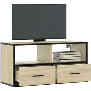 vidaXL Sonoma Oak 80x31x39.5 cm TV Cabinet - Media Storage Furniture vidaXL Sonoma Oak 80x31x39.5 cm TV Cabinet - Media Storage Furniture
