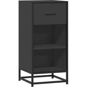 vidaXL Schwarzes Sideboard 35,5x35x76 cm - Wohnzimmer Aufbewahrung vidaXL Schwarzes Sideboard 35,5x35x76 cm - Wohnzimmer Aufbewahrung