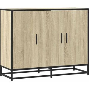vidaXL Sideboard Sonoma Oak - Stable Storage - 94x35x76 cm vidaXL Sideboard Sonoma Oak - Stable Storage - 94x35x76 cm