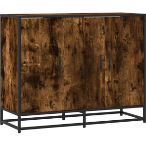 vidaXL Sideboard Smoked Oak - Stable, Spacious Storage - Sideboard vidaXL Sideboard Smoked Oak - Stable, Spacious Storage - Sideboard