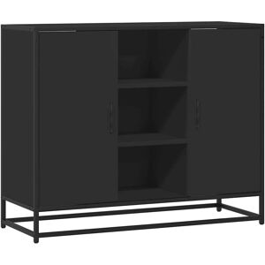 vidaXL 849014 Schwarzer Metall Sideboard - Wohnzimmer Möbel vidaXL 849014 Schwarzer Metall Sideboard - Wohnzimmer Möbel