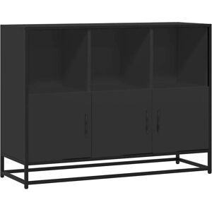 vidaXL Black 100x35x76cm Sideboard - Storage Cabinet vidaXL Black 100x35x76cm Sideboard - Storage Cabinet