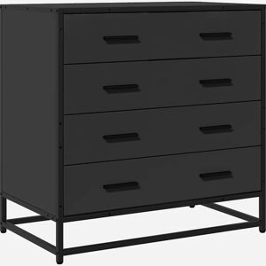 vidaXL Drawer Cabinet - 70x41x70 cm - Black - Drawer Storage - Industrial Style vidaXL Drawer Cabinet - 70x41x70 cm - Black - Drawer Storage - Industrial Style