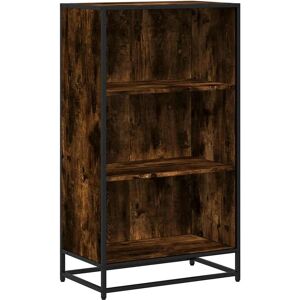 vidaXL Book Cabinet Smoked Oak - 2 Shelves - 60x35x76 cm vidaXL Book Cabinet Smoked Oak - 2 Shelves - 60x35x76 cm