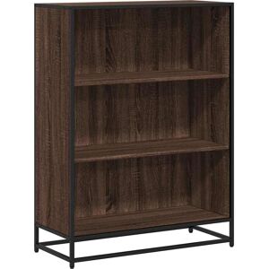 vidaXL Book Cabinet Brown Oak - Engineered Wood vidaXL Book Cabinet Brown Oak - Engineered Wood