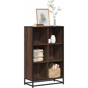 vidaXL Book Cabinet Brown Oak - 65.5x33x107.5 cm - Engineered Wood vidaXL Book Cabinet Brown Oak - 65.5x33x107.5 cm - Engineered Wood
