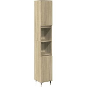 vidaXL Sonoma Oak Bathroom Storage Cabinet - Bathroom Cabinet vidaXL Sonoma Oak Bathroom Storage Cabinet - Bathroom Cabinet