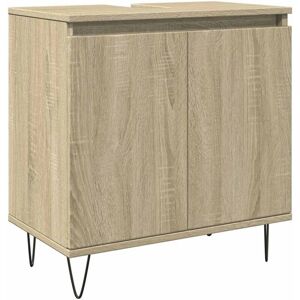 vidaXL Bathroom Cabinet Sonoma Oak Storage - Bathroom Type vidaXL Bathroom Cabinet Sonoma Oak Storage - Bathroom Type