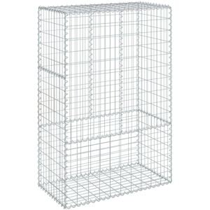 vidaXL Galvanised Iron Gabion Basket 100x50x150 cm - Gabion Raised Bed vidaXL Galvanised Iron Gabion Basket 100x50x150 cm - Gabion Raised Bed