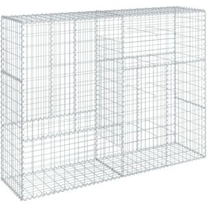 vidaXL Galvanised Iron Gabion Basket 200x50x150 cm vidaXL Galvanised Iron Gabion Basket 200x50x150 cm