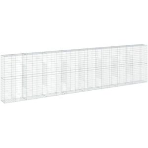 vidaXL Panier à gabions en fer galvanisé 800x50x200cm - Décoration extérieure - Publicité vidaXL Panier à gabions en fer galvanisé 800x50x200cm - Décoration extérieure - Publicité
