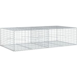 vidaXL Gabbia di gabbione in ferro zincato 200x100x50 cm - Tipo di gabbione vidaXL Gabbia di gabbione in ferro zincato 200x100x50 cm - Tipo di gabbione