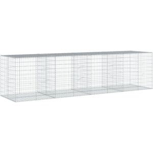 vidaXL 663277 Galvanised Iron Gabion Basket - Outdoor Decor & Structure vidaXL 663277 Galvanised Iron Gabion Basket - Outdoor Decor & Structure