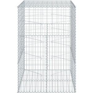 vidaXL Cesto di gabbioni in ferro zincato 100x100x150 cm - Cesto di gabbioni vidaXL Cesto di gabbioni in ferro zincato 100x100x150 cm - Cesto di gabbioni