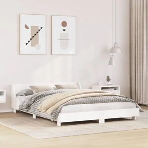 vidaXL Bed Frame White 120x190 cm Solid Wood Pine - Bed Frame vidaXL Bed Frame White 120x190 cm Solid Wood Pine - Bed Frame