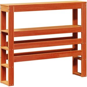 vidaXL Headboard with Shelves Wax Brown - Headboard vidaXL Headboard with Shelves Wax Brown - Headboard