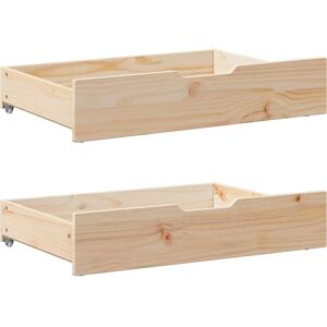 vidaXL Bed Drawers with Wheels - Under-Bed Storage - 85x55x16 cm vidaXL Bed Drawers with Wheels - Under-Bed Storage - 85x55x16 cm