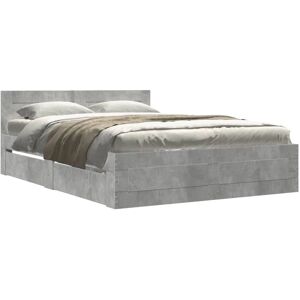 vidaXL Bettgestell mit Kopfteil Klein Doppel - Bettgestell vidaXL Bettgestell mit Kopfteil Klein Doppel - Bettgestell