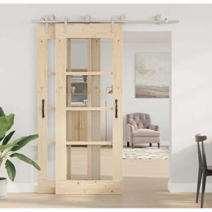 vidaXL Edelstahl-Schiebetürbeschlag 183 cm vidaXL Edelstahl-Schiebetürbeschlag 183 cm