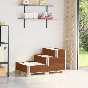 vidaXL 120x80 cm 3-Tier Raised Garden Bed - Durable Pinewood vidaXL 120x80 cm 3-Tier Raised Garden Bed - Durable Pinewood