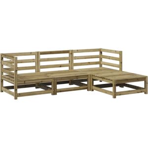 VidaXL Gartenmöbel-Set - Braun - Garten, Terrasse - 4 Teile VidaXL Gartenmöbel-Set - Braun - Garten, Terrasse - 4 Teile