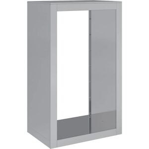 vidaXL Firewood Rack 60x40x100 cm Steel - Fireplace Log Store vidaXL Firewood Rack 60x40x100 cm Steel - Fireplace Log Store