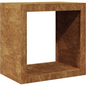 vidaXL Firewood Rack 60x40x60 cm Weatherproof Steel - Firewood Storage vidaXL Firewood Rack 60x40x60 cm Weatherproof Steel - Firewood Storage