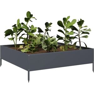 vidaXL Garden Raised Bed Outdoor Planter Pot Patio Flower Box - Garden Raised Bed vidaXL Garden Raised Bed Outdoor Planter Pot Patio Flower Box - Garden Raised Bed