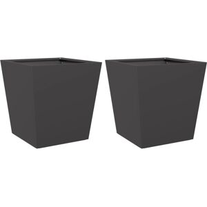 vidaXL Garden Planters Outdoor Flower Pot Patio 2 pcs - Garden Planters vidaXL Garden Planters Outdoor Flower Pot Patio 2 pcs - Garden Planters