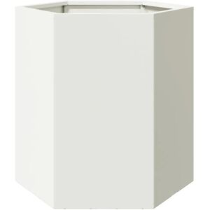 vidaXL Garden Planter White Hexagon Steel - Garden Planter vidaXL Garden Planter White Hexagon Steel - Garden Planter