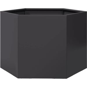 vidaXL Black Hexagon Steel Garden Planter - Garden Planter vidaXL Black Hexagon Steel Garden Planter - Garden Planter