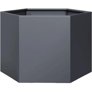 vidaXL Garden Planter Outdoor Flower Pot Hexagon Steel vidaXL Garden Planter Outdoor Flower Pot Hexagon Steel