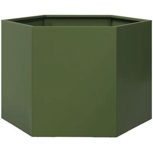 vidaXL Garden Planter Outdoor Flower Pot Steel Hexagon - Garden Type vidaXL Garden Planter Outdoor Flower Pot Steel Hexagon - Garden Type