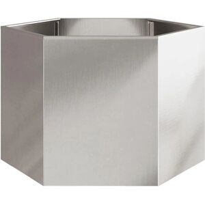 vidaXL Garden Planter Hexagon Stainless Steel - Garden Planter vidaXL Garden Planter Hexagon Stainless Steel - Garden Planter