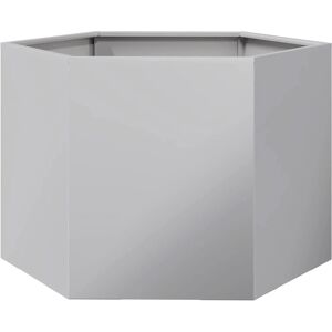 vidaXL Garden Planter Hexagon 69x60x45cm Galvanized Steel vidaXL Garden Planter Hexagon 69x60x45cm Galvanized Steel