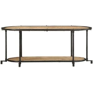vidaXL 100x42x40 cm Mango TV Cabinet - Durable & Industrial Style vidaXL 100x42x40 cm Mango TV Cabinet - Durable & Industrial Style