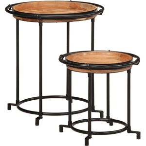 vidaXL 4013514 Table d'appoint en acacia solide - Publicité vidaXL 4013514 Table d'appoint en acacia solide - Publicité