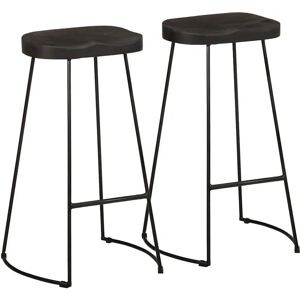 vidaXL Gavin Bar Stool - Black - 45x40x78 cm - Bar Stool vidaXL Gavin Bar Stool - Black - 45x40x78 cm - Bar Stool