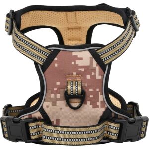 vidaXL Hundesele med Reflekterende Striber Justerbar Camouflage Brun XL - Hundesele vidaXL Hundesele med Reflekterende Striber Justerbar Camouflage Brun XL - Hundesele